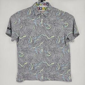 Sunday Swagger Polo Shirt Mens XL Ripple Golf Performance Short Sleeve Casual